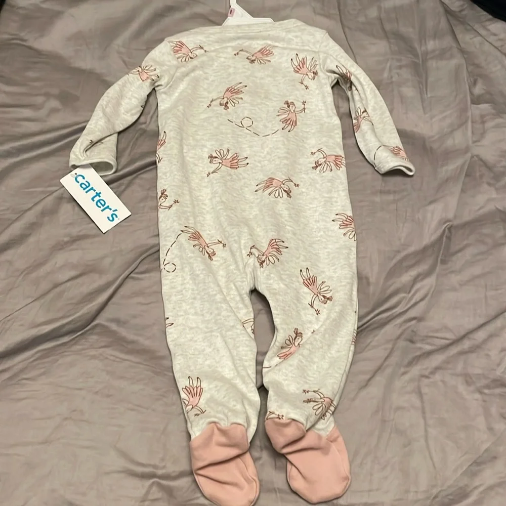 Carter's sleep and play fairy print pajamas